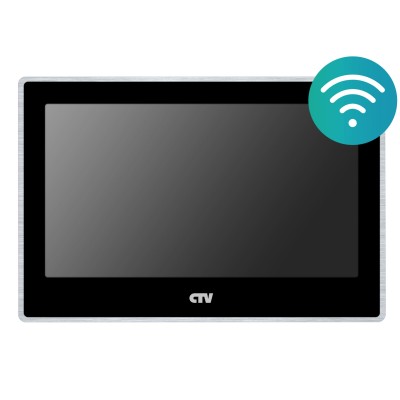 CTV-M5702NG Монитор видеодомофона с Wi-Fi (черный)