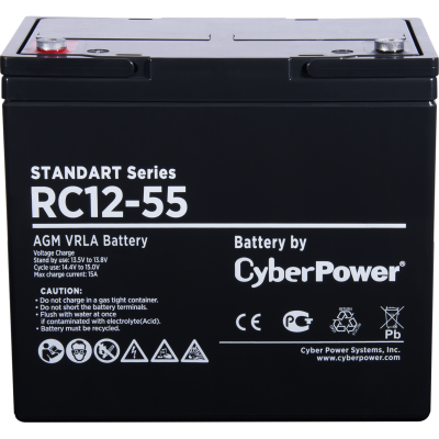 Аккумуляторная батарея SS CyberPower RC 12-55 12 В 55 Ач 12-55