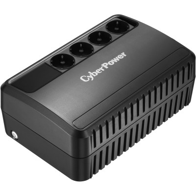 ИБП CyberPower BU1000E, Line-Interactive, 1000VA/600W, 4 Schuko розетки, Black, 0.4х0.3х0.3м., 7.8кг. UPS Line-Interactive CyberPower BU1000E 1000VA/600W (4 EURO) BU1000E