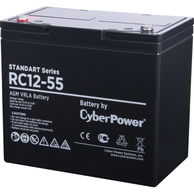 Аккумуляторная батарея SS CyberPower RC 12-55 12 В 55 Ач 12-55