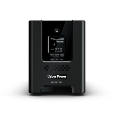 ИБП CyberPower PR3000ELCDSL, Line-Interactive, 3000VA/2700W, 8 IEC-320 С13, 1 IEC C19 розеток, PR3000ELCDSL