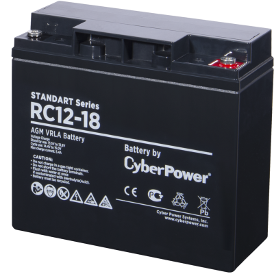 Аккумуляторная батарея SS CyberPower RC 12-18 12 В 18 Ач 12-18