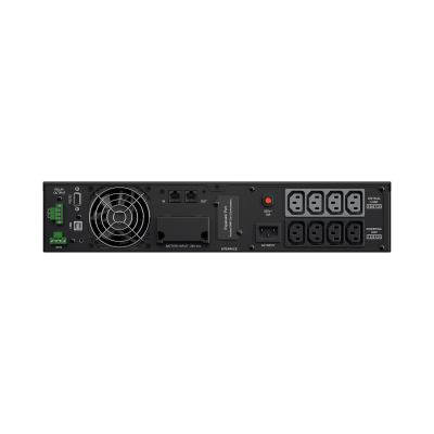 ИБП CyberPower OL1500ERTXL2U, Rackmount, Online, 1500VA/1350W, 8 IEC-320 С13 розеток, OL1500ERTXL2U