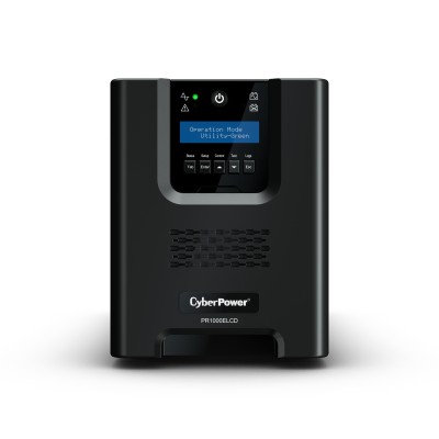 ИБП CyberPower PR1000ELCD, Line-Interactive, 1000VA/900W, 8 IEC-320 С13 розеток, PR1000ELCD