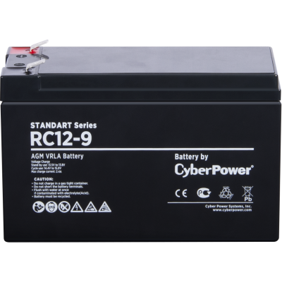 Аккумуляторная батарея SS CyberPower RC 12-9 12 В 9 Ач 12-9