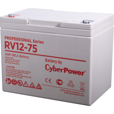 Аккумуляторная батарея PS CyberPower RV 12-75 12 В 75 Ач 12-75