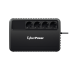 ИБП CyberPower BU850E, Line-Interactive, 850VA/425W, 4 Schuko розетки, Black, 0.2х0.15х0.2м., 5кг. UPS CyberPower BU850E 850VA/425W (4 EURO) BU850E