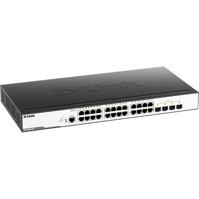 Коммутатор DGS-3000-28L/B Managed L2 Switch 24x1000Base-T D-Link