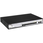 Сетевой коммутатор Managed L2 Switch with 8 10/100/1000Base-T PoE + 2 SFP Ports D-Link