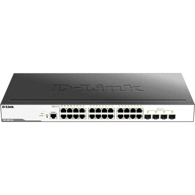 Коммутатор DGS-3000-28L/B Managed L2 Switch 24x1000Base-T D-Link