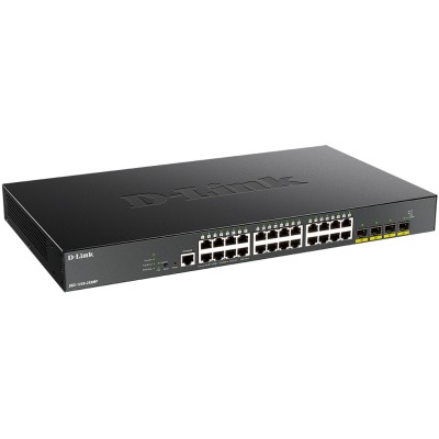 Коммутатор DGS-1250-28XMP Smart L2 Switch 24x1000Base-T PoE D-Link