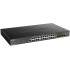 Коммутатор DGS-1250-28XMP Smart L2 Switch 24x1000Base-T PoE D-Link