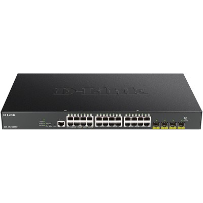 Коммутатор DGS-1250-28XMP Smart L2 Switch 24x1000Base-T PoE D-Link