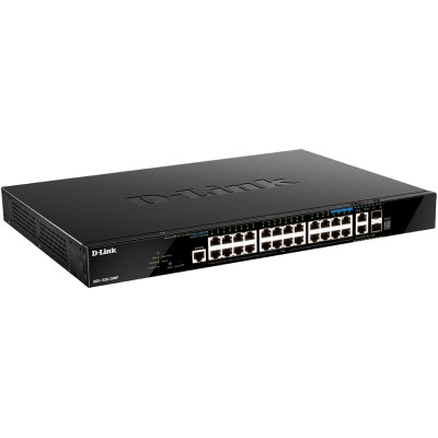 Коммутатор DGS-1520-28MP Managed L3 Stackable Switch 20x1000Base-T PoE D-Link