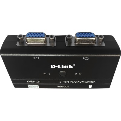 Коммутатор KVM-121 2-port KVM Switch D-Link