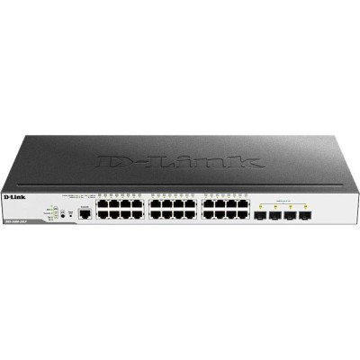 Коммутатор DGS-3000-28LP/B Managed L2 Switch 24x1000Base-T PoE D-Link