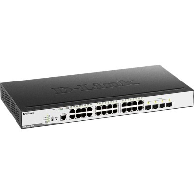 Коммутатор DGS-3000-28LP/B Managed L2 Switch 24x1000Base-T PoE D-Link