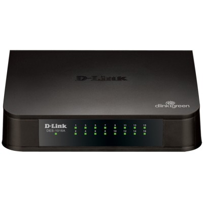 Коммутатор DES-1016A Unmanaged Switch 16x100Base-TX D-Link