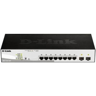 Коммутатор DGS-1210-10P/FL Managed L2 Switch 8x1000Base-T PoE D-Link