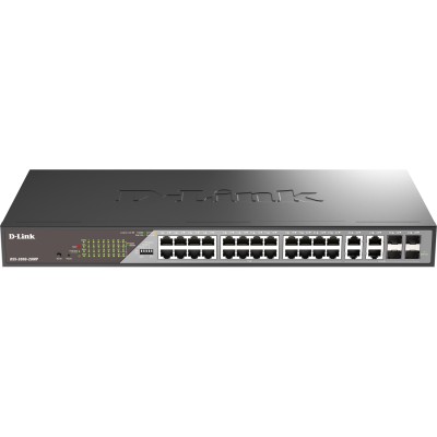 Сетевой коммутатор Smart L2 Surveillance Switch 24х1000Base-T PoE D-Link