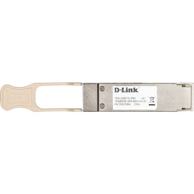 Трансивер DEM-Q2801Q-SR4 QSFP28 Transceiver, 100GBase-SR4, MPO, 850nm, Multi-mode, OM3:70M/OM4:100M