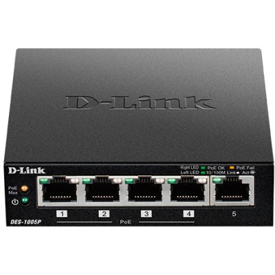 Коммутатор DES-1005P D-Link