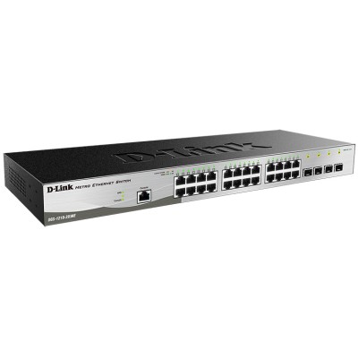 Коммутатор DGS-1210-28/ME/B Managed L2 Metro Ethernet Switch 24x1000Base-T D-Link