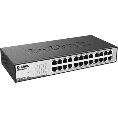 Коммутатор DES-1024D Unmanaged Switch 24x100Base-TX D-Link