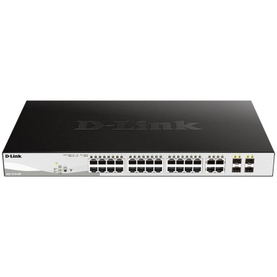 Коммутатор DGS-1210-28P/FL Managed L2 Switch 24x1000Base-T PoE D-Link