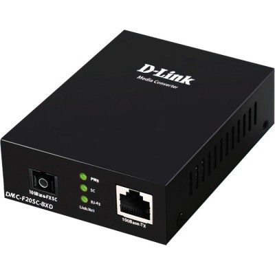 Трансивер DMC-F20SC-BXD WDM Media Converter 100Base-TX to 100Base-FX D-Link