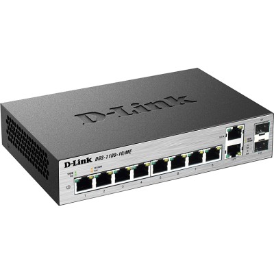 Коммутатор DGS-1100-10/ME Managed L2 Metro Ethernet Switch 8х1000Base-T D-Link