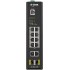 Коммутатор DIS-200G-12PS Managed L2 Industrial Switch 10x1000Base-T (8x1000Base-T PoE) D-Link