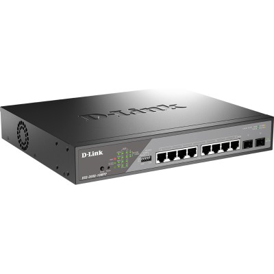 Сетевой коммутатор Smart L2 Surveillance Switch 8х1000Base-T PoE 802.3bt 90W D-Link