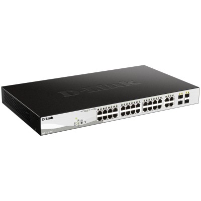 Коммутатор DGS-1210-28P/FL Managed L2 Switch 24x1000Base-T PoE D-Link