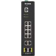 Коммутатор DIS-200G-12S Managed L2 Industrial Switch 10x1000Base-T D-Link