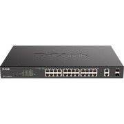 Коммутатор EasySmart L2 Switch 24х1000Base-T PoE D-Link