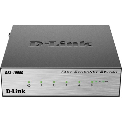 Коммутатор Unmanaged Switch 5x100Base-TX D-Link
