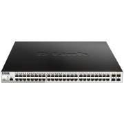 Коммутатор DGS-1210-52P/ME/B Managed L2 Metro Ethernet Switch 48x1000Base-T PoE D-Link