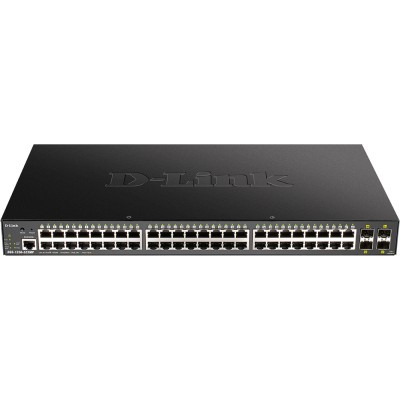 Коммутатор DGS-1250-52XMP Smart L2 Switch 48x1000Base-T PoE D-Link