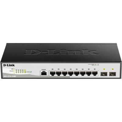 Коммутатор DGS-1210-10/ME/B Managed L2 Metro Ethernet Switch 8x1000Base-T D-Link