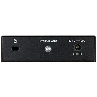 Коммутатор DGS-1005P Unmanaged Switch 5x1000Base-T (4x1000Base-T PoE) D-Link