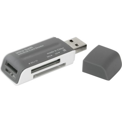 Defender#1 Универсальный картридер Ultra Swift USB 2.0, 4 слота