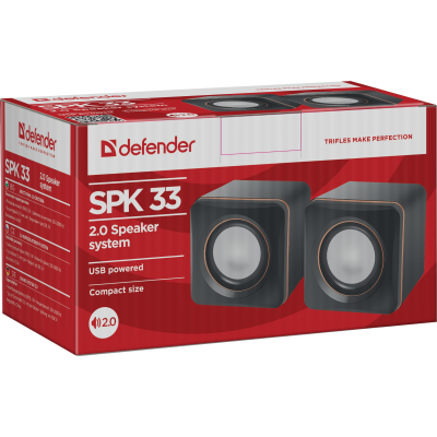 Defender#1 Акустическая 2.0 система SPK 33 5 Вт, питание от USB