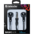 Defender Наушники вставки Basic 609 черный + белый