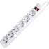 Сетевой фильтр Defender DFS 153 3 м, белый, 6 розеток Surge Protector Defender DFS 153 3m, white, 6 outlets