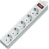 Сетевой фильтр Defender ES 1.8 1,8 м, белый, 5 розеток Surge Protector Defender ES 1.8 1,8m, white, 5 outlets