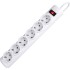 Сетевой фильтр Defender DFS 151 1,8 м, белый, 6 розеток Surge Protector Defender DFS 151 1,8m, white, 6 outlets