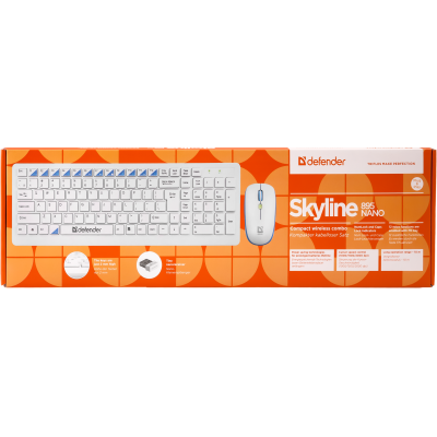 Defender Беспроводной набор Skyline 895 RU,белый,мультимедийный USB