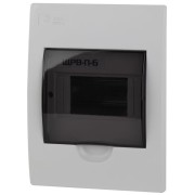 Бокс ЩРВ-П-6 мод. встраив. пластик IP41 SIMPLE NO-box_simple-plastic_6_flush ЭРА Б0041510