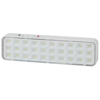 Светильник светодиодный DBA-102-0-20 30LED 5ч IP20 выход аварийный непостоянный Эра Б0044395